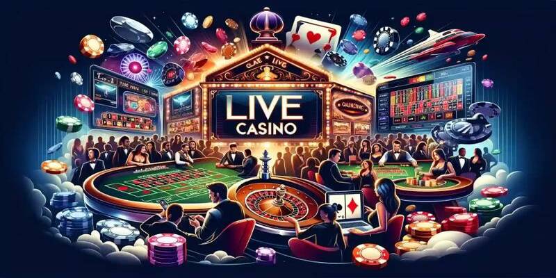 Đa dạng trò chơi tại live casino