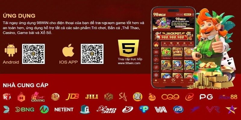 Hướng dẫn download app 98Win trên máy tính